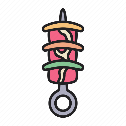 Skewer, food, barbecue, bbq icon - Download on Iconfinder