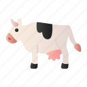cow, animal, farm, food