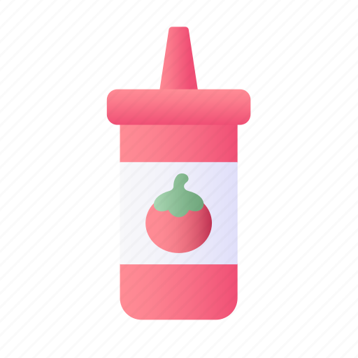 Ketchup, bottle, tomato, condiment icon - Download on Iconfinder
