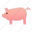 pork, animal, farm, food 