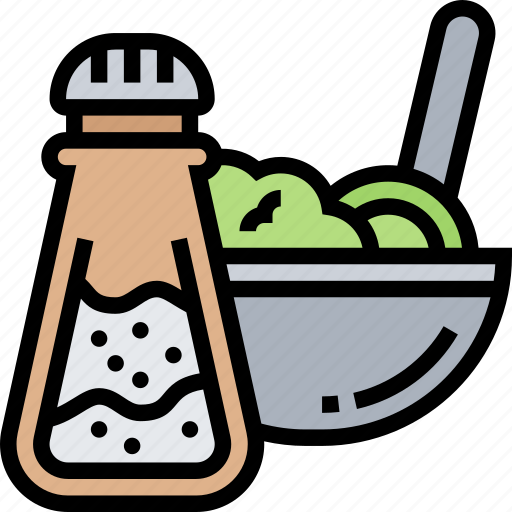 Salt, shaker, ingredient, seasoning, cooking icon - Download on Iconfinder