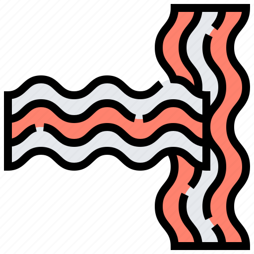 Bacon, breakfast, grill, pork, strip icon - Download on Iconfinder