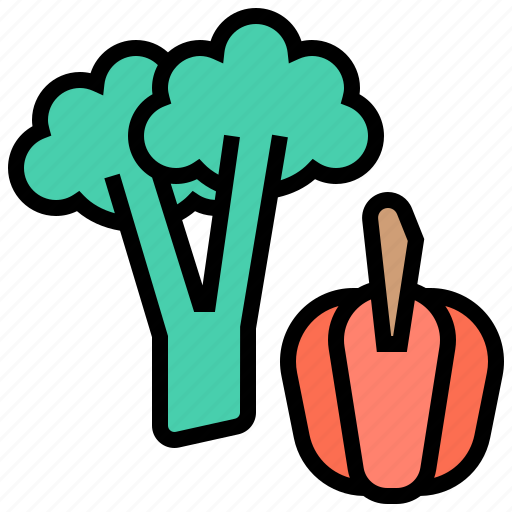 Broccoli, chilli, organic, sweet, vegetable icon - Download on Iconfinder