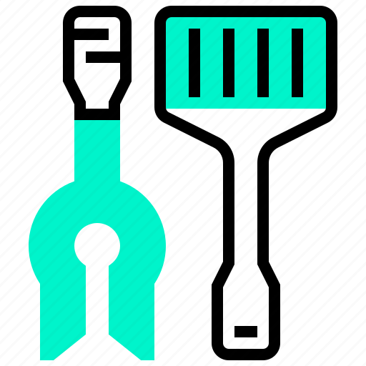 Barbecue, fork, grill, spatula, tools, utensil icon - Download on Iconfinder