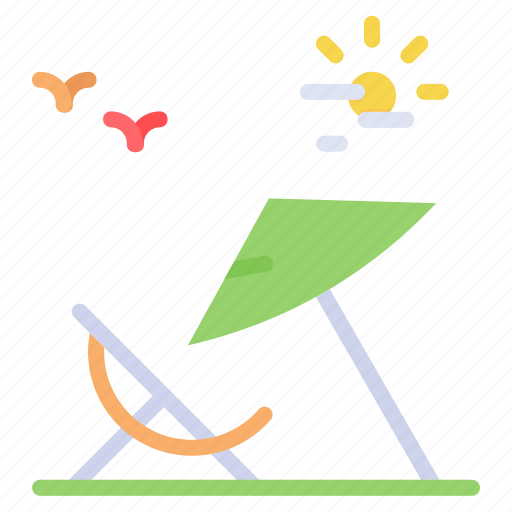 Chair, summer, umbrella, vacation, holiday icon - Download on Iconfinder