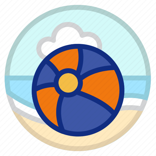 Ball, beach, beach ball, play, sand, toy icon - Download on Iconfinder