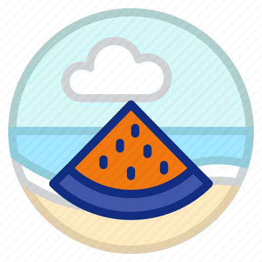 Fruit, slice, summer, watermelon icon - Download on Iconfinder