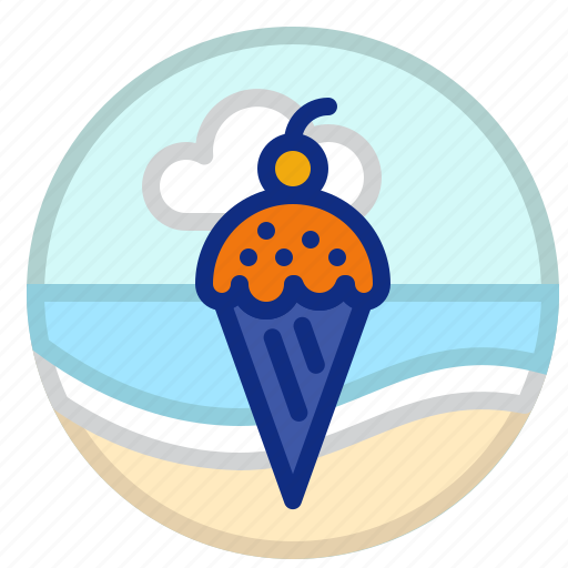 Cold, cone, dessert, ice cream, sweet icon - Download on Iconfinder