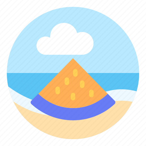 Fruit, slice, summer, watermelon icon - Download on Iconfinder