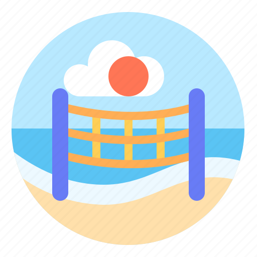 Beach, game, net, play, sport, volleyball net icon - Download on Iconfinder