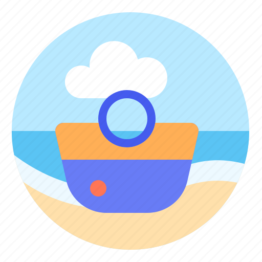 Bag, beach bag, holiday, vacation icon - Download on Iconfinder