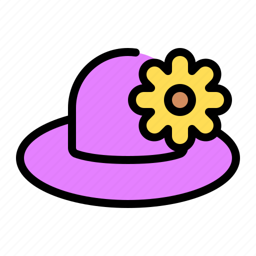 Pamela, pamela hat, sun hat, hat, summertime, fashion, summer icon - Download on Iconfinder