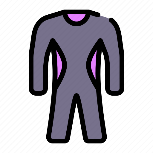 Wet suit, wetsuit, diving suit, diver, diving, scuba diving, scuba icon - Download on Iconfinder