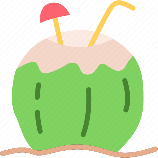 Coconut, coco, drink, beverage icon - Download on Iconfinder