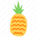 pineapple, ananas, fruit, tropical