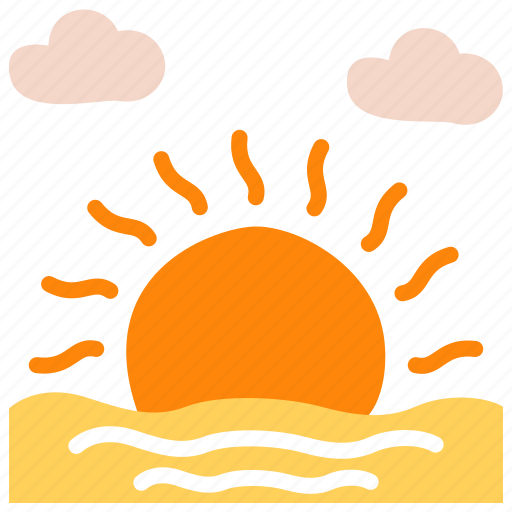 Sunset, sunrise, sea, ocean icon - Download on Iconfinder