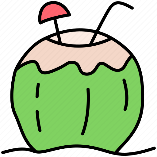 Coconut, fruit, tropical, drink icon - Download on Iconfinder
