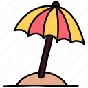 parasol, sunshade, umbrella, canopy