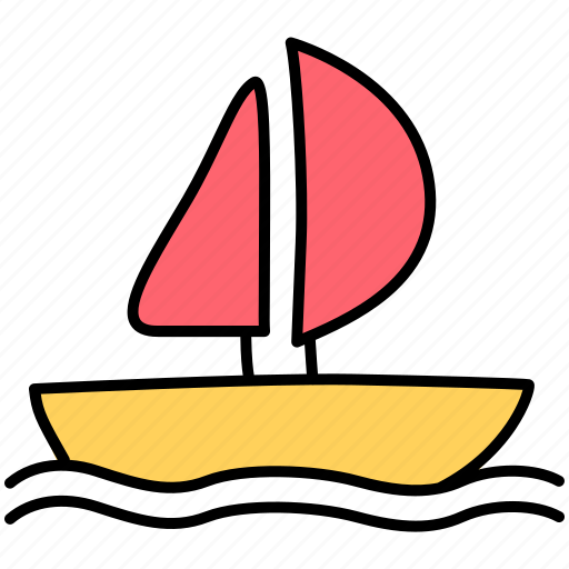 Sailboat, yacht, sailing, boat icon - Download on Iconfinder