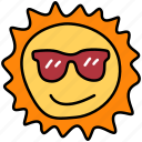 sun, sunglasses, summer, forecast