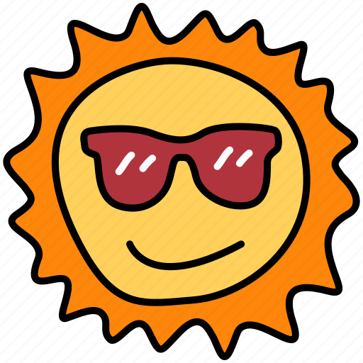 Sun, sunglasses, summer, forecast icon - Download on Iconfinder