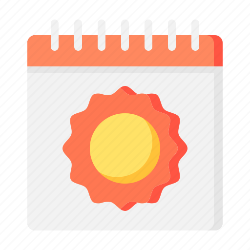 Calendar, time, date, summer icon - Download on Iconfinder
