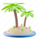 palm, trees, palm trees, tropical, beach, sand, summer, seashell 