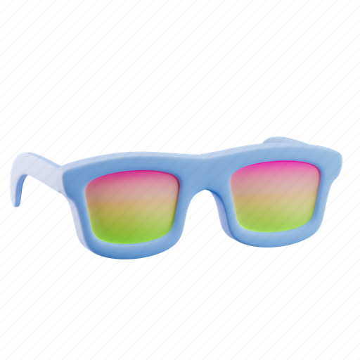 Sunglasses, glasses, spectacles, eyeglasses, shades, fashion, accessories 3D illustration - Download on Iconfinder