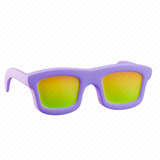 Sunglasses, glasses, spectacles, eyeglasses, fashion, accessories, clothes 3D illustration - Download on Iconfinder