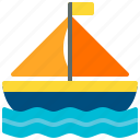 sailboat, boat, sail, sailing, sea, sport