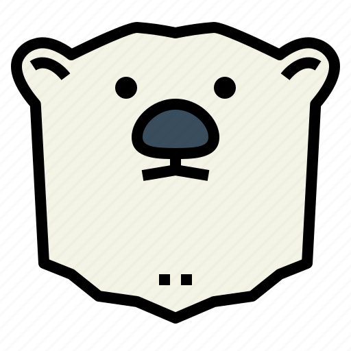 Polar, bear, wildlife, mammal, animal icon - Download on Iconfinder