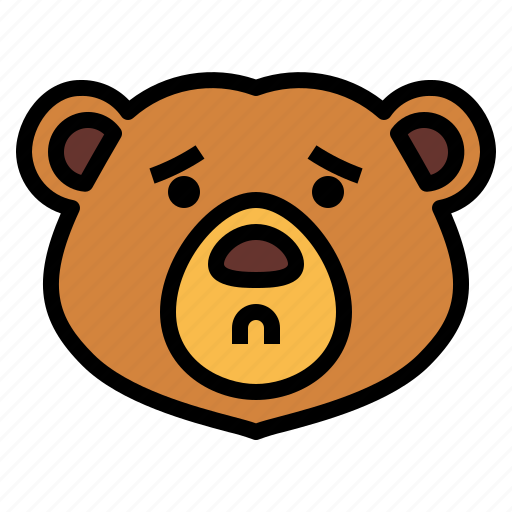 Bear, wildlife, mammal, animal, zoo, anxious icon - Download on Iconfinder