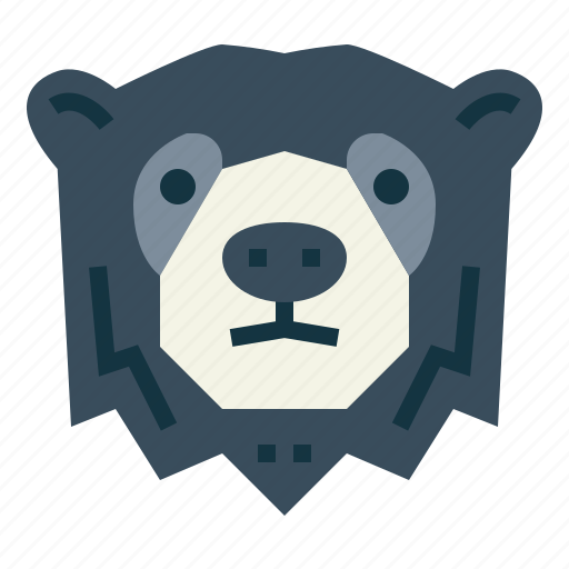 Spectacled, bear, wildlife, mammal, animal icon - Download on Iconfinder