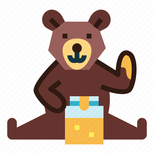 Bear, wildlife, mammal, animal, zoo icon - Download on Iconfinder