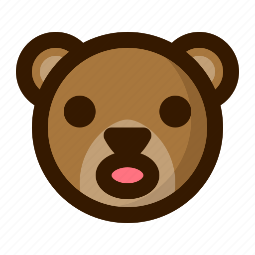Atonished, avatar, bear, emoji, face, profile, teddy icon - Download on Iconfinder