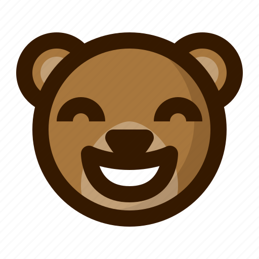 Avatar, bear, emoji, face, glad, profile, teddy icon - Download on Iconfinder