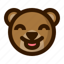 avatar, bear, emoji, face, profile, teddy, tongue