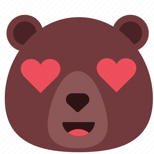 Bear, emoji, emoticon, love, romantic, valentine icon - Download on Iconfinder