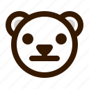 avatar, bear, emoji, face, neutral, profile, teddy