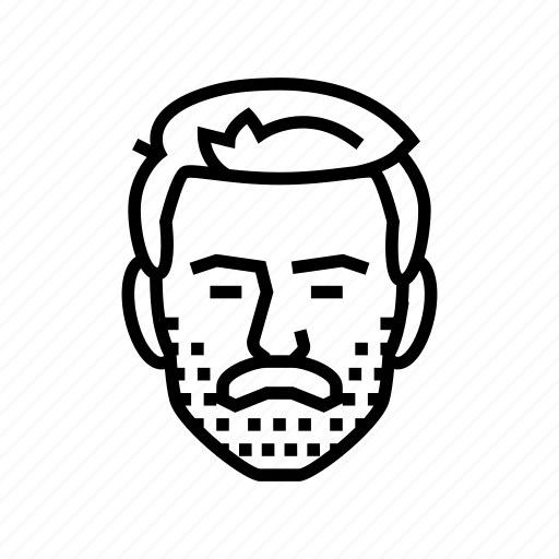 Beardstache, beard, hair, style, face, male, hipster icon - Download on Iconfinder