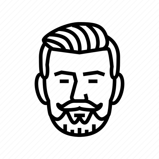 Hipster, beard, hair, style, face, male, mustace icon - Download on Iconfinder