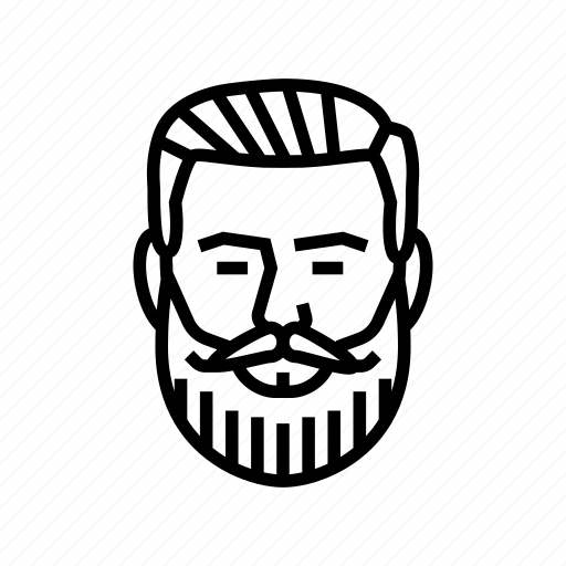 Imperial, beard, hair, style, face, male, hipster icon - Download on Iconfinder