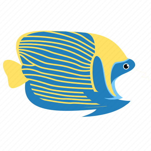 Angelfish, animal, emperor, ocean, reef, sea icon - Download on Iconfinder