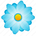blue, bud, flower, plant 