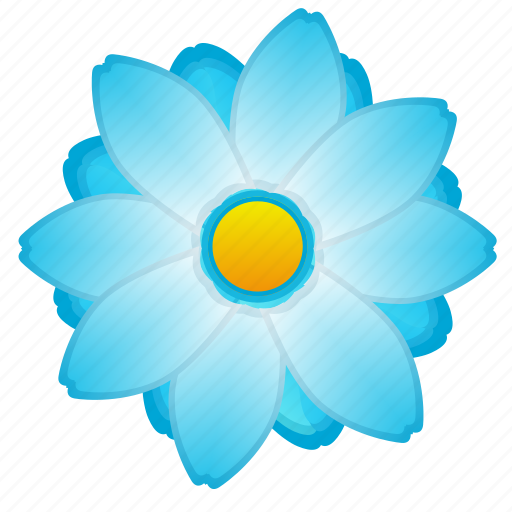 Blue, bud, flower, plant icon - Download on Iconfinder