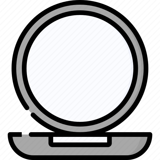 Beauty, linear, expand, mirror, pocket mirror icon - Download on Iconfinder