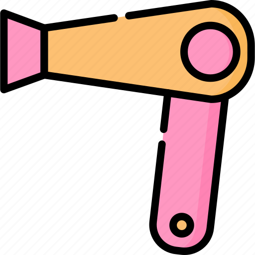 Beauty, linear, expand, hair, hair dryer icon - Download on Iconfinder