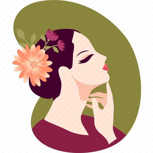 Beauty, woman, fashion, nature, avatar, makeup, cosmetics icon - Download on Iconfinder