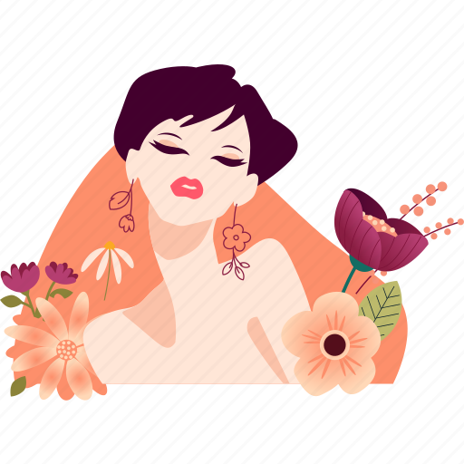Beauty, woman, fashion, nature, avatar, cosmetics, makeup icon - Download on Iconfinder