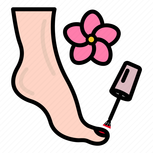Cleaning, cosmetics, fashion, foot, makeup, nailfoot, polish icon - Download on Iconfinder